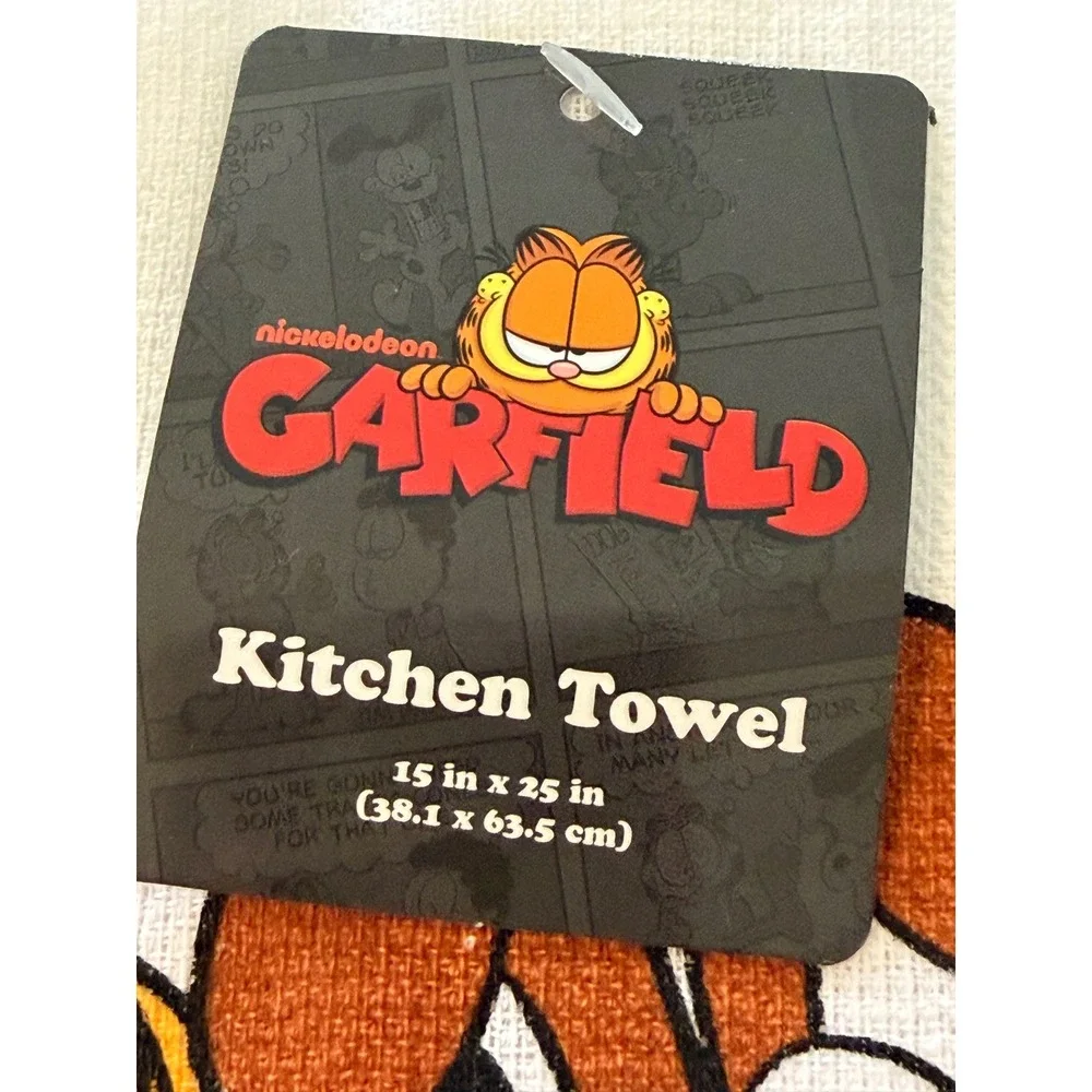 Garfield Odie Best Buds 4pc Kitchen Set Oven Mitt Pot Holder Towel Mini Mitt New